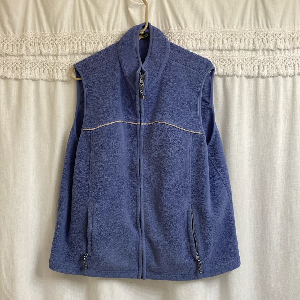 Eddie Bauer fleece vest.